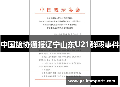 中国篮协通报辽宁山东U21群殴事件